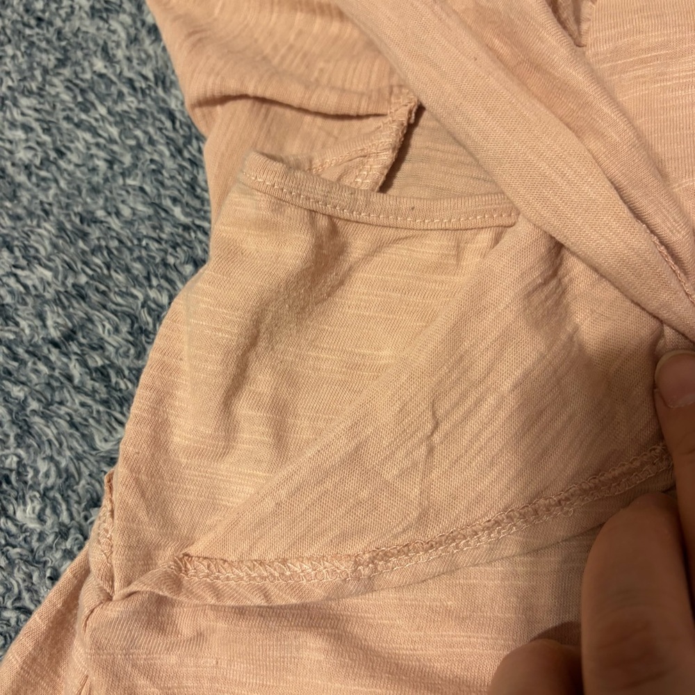 Love Riche Soft Peach Ruffle Sleeve Top - Picture 8 of 10